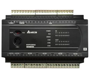 DVP32ES200TC 32 PointЃC16DI/16DOЃiTransistorЃjЃC100~240 AC Power , 3 COM: 1 RS232 & 1 RS485 & 1 CANopen