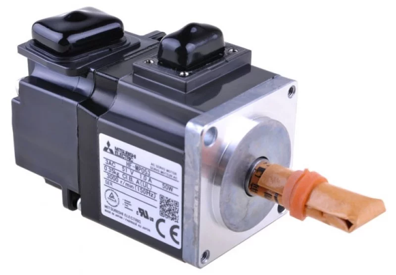 Серводвигатель HF-KP43BJ оснащен тормозом